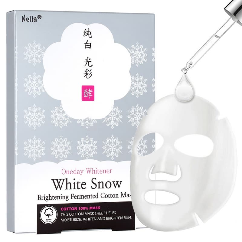 _Face mask_White Snow Brightening Fermented Cotton Sheet Mask 29ml x 5ea